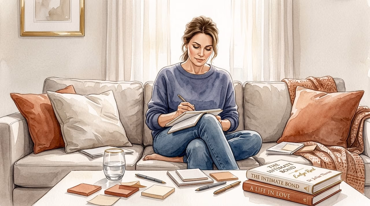 Woman journaling for emotional healing