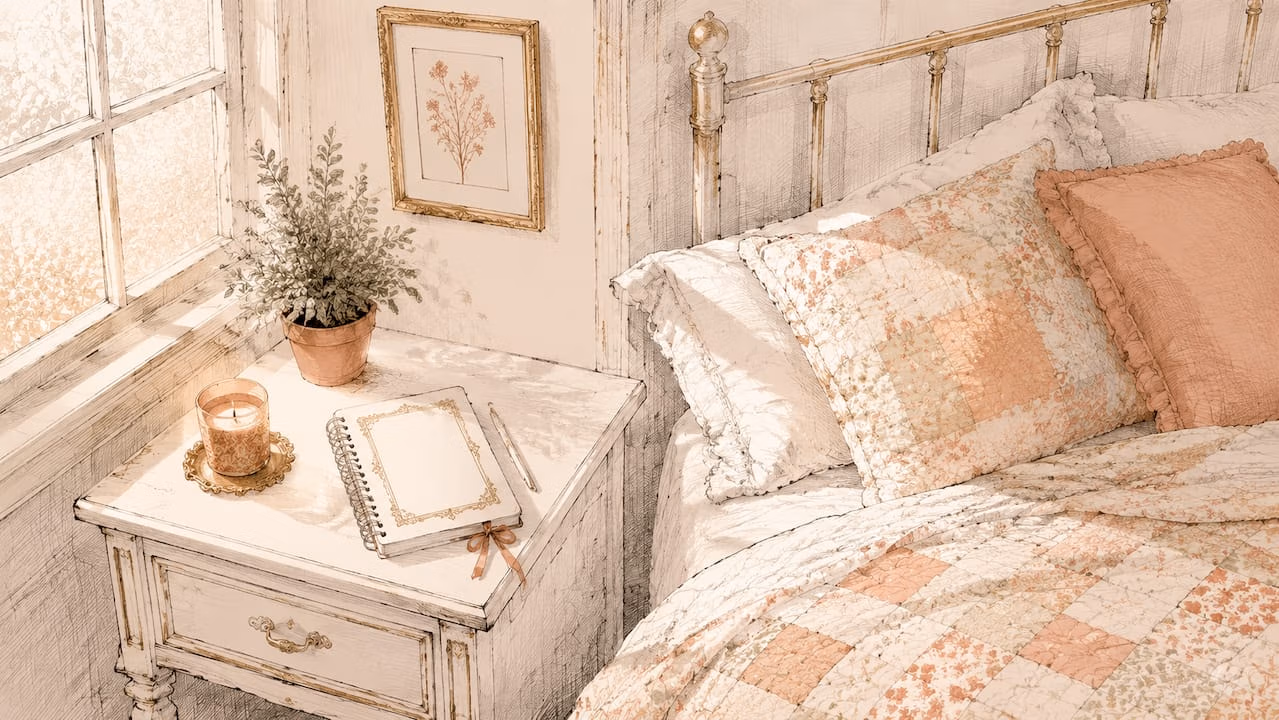Quiet-living-room-with-empty-photo-frame-and-book
