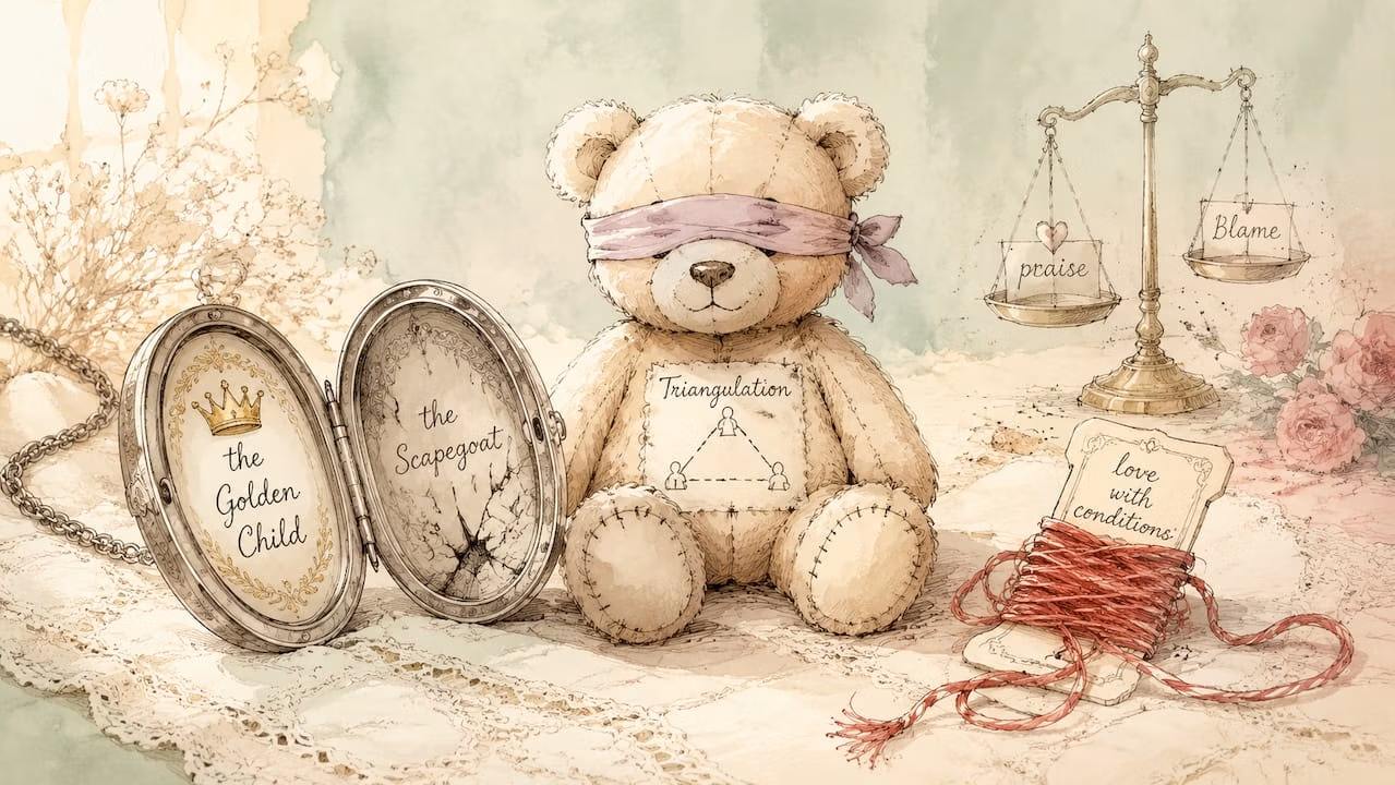 Watercolor-symbolic-objects-for-sibling-roles