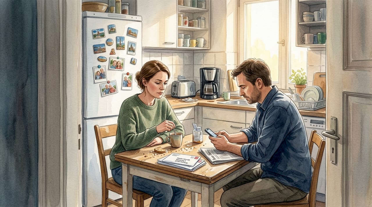 1776324128447 Couple quietly sharing kitchen table tension