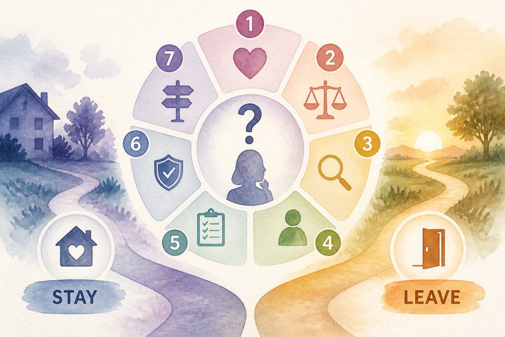 how to decide whether to leave your marriage a 7 step framework 1785725298