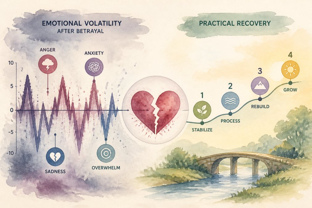 emotional volatility after betrayal a practical recovery guide 1785904802
