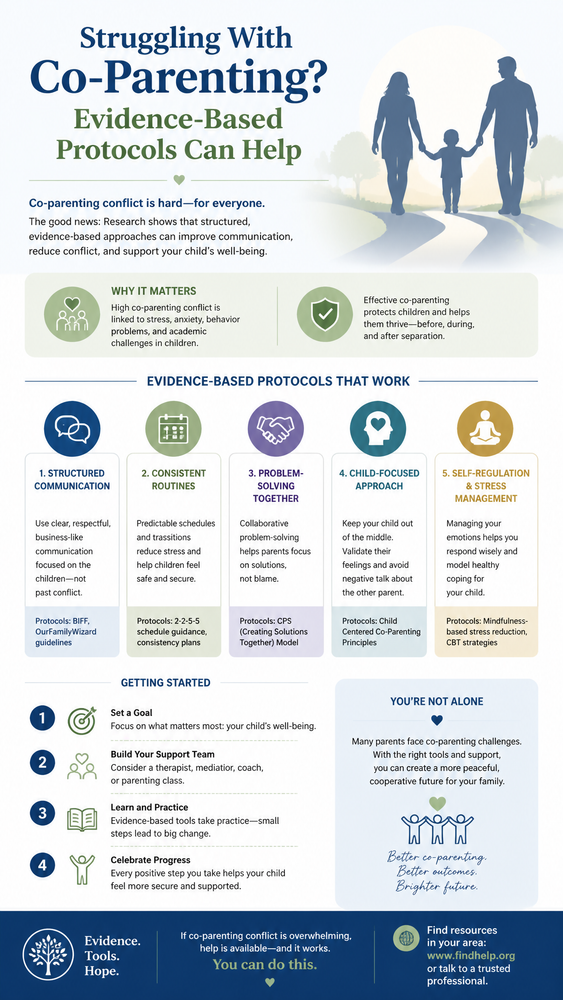 struggling with co parenting evidence based protocols can help